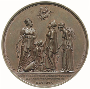 Napoleon Bonaparte Cesarz, medal sygnowany ANDRI