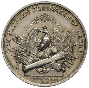 Fryderyk Wilhelm IV, medal niesygnowany wybity k