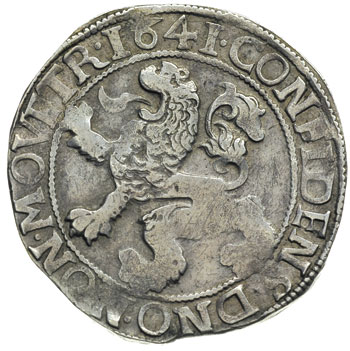 Geldria, talar lewkowy 1641, Geldria, Delmonte 825, ładnie zachowany jak na ten typ monety