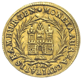 dukat 1692 z tytulaturą Leopolda I, złoto 3.45 g, Fr. 1109, Gaedechens 118