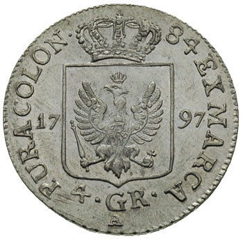Fryderyk Wilhelm 1797-1840, 4 grosze (1/6 talara