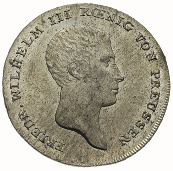 Fryderyk Wilhelm 1797-1840, 1/6 talara 1815 / A,