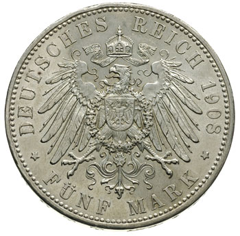 Jerzy II 1866-1914, 5 marek 1908 / D, Monachium,