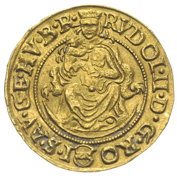 Rudolf II 1576-1608, dukat 1585 / K-B, Krzemnica