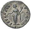 Antoninus Pius 138-161, denar 155-156, Rzym, Aw: Popiersie cesarza w prawo, Rw: Pax stojąca na wpr..