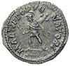 Karakalla 198-217, denar 213-217, Rzym, Aw: Popiersie cesarza w prawo, Rw: Mars z włócznią i trofe..