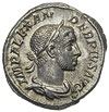 Aleksander Sewer 222-235, denar 232, Aw: Popiersie cesarza w prawo, Rw: Sol stojący na wprost z un..