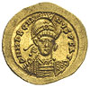 Marcjan 450-457, solidus ok. 450, Konstantynopol, oficyna H, Aw: Popiersie cesarza na wprost, Rw: ..