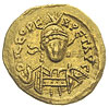 Leon I 457-474, solidus 462-466, Konstantynopol, oficyna S, Aw: Popiersie cesarza w hełmie i z włó..