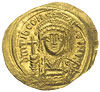 Tyberiusz II Konstantyn 578-582, solidus 579-582, Konstantynopol, oficyna Z, Aw: Popiersie cesarza..