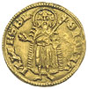 Ludwik Węgierski 1342-1382 jako król Polski i Węgier, goldgulden, mennica Buda, Aw: Lilia, w otoku..