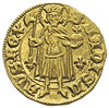 Zygmunt I 1387-1437, goldgulden 1387-1401, Kaschau, Aw: Tarcza herbowa i napis wokoło SIGISMVNDI D..