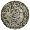 szeląg oblężniczy 1577, Gdańsk, moneta wybita w czasie gdy zarządcą mennicy był K. Goebl, T. 3, rz..