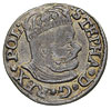 trojak 1579 Olkusz, Iger O.79.3.c R4, T. 10, rzadka moneta z ładną lekko złocistą patyną
