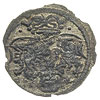 denar 1620, Kraków, Aw: Monogram i data 2 - 0, Rw: Tarcze herbowe, T. 50?, moneta ogromnej rzadkoś..