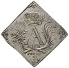 klipa strzelecka talara 1699, Drezno, Aw: Monogram, Rw: Herkules, srebro 25.71 g, Schnee 993, Dav...