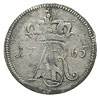 trojak 1765, Toruń, monogram i korona wąskie, Ig