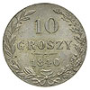 10 groszy 1840, Warszawa, odmiana bez kropek, Plage 106, Bitkin 1182, piękne