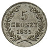 5 groszy 1835, Wiedeń, Plage 296, pięknie zachow