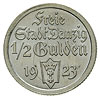 1/2 guldena 1923, Utrecht, Koga, Parchimowicz 59.a, wyśmienity egzemplarz