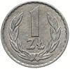 1 złoty 1967, Warszawa, Parchimowicz 213.d, rzadki i bardzo ładny egzemplarz