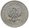 20 groszy 1957, Warszawa, odmiana z większymi cy