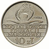 10 złotych 1973, 200 LAT KOMISJI EDUKACJI NARODOWEJ -Kaganek, na rewersie wypukły napis PRÓBA, mie..