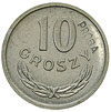 10 groszy 1949, na rewersie wklęsły napis PRÓBA, aluminium 0.69 g, Parchimowicz -, nakład nieznany..