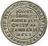 Jerzy Rudolf Legnicki 1621-1652, 1/8 talara 1653, Brzeg, srebro 4.78 g, FuS 1702, moneta wybita z ..