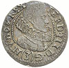 3 krajcary 1628, Kłodzko, duża głowa arcyksięcia i litery PH w ligaturze, FuS 2841, odmienne popie..