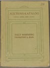 Sally Rosenberg - Auktions-Katalog, Sammlung des Herrn John Philipp in Danzig, Frankfurt am Main 1..