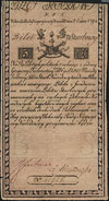 5 złotych 8.06.1794, seria N.F.1, papier ze znak