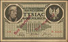 fałszerstwo 1.000 marek polskich 17.05.1919, ser