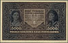 5.000 marek polskich 7.02.1920, III seria I, Miłczak 31c, Lucow 418 (R2), piękne