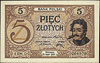 5 złotych 15.07.1924, II Emisja D, Miłczak 57 (reprodukuje ten egzemplarz), Lucow 604 (R5) ale nie..