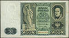50 złotych 11.11.1936, seria AM 1201372, Miłczak 77a, Lucow 689 (R7), ładnie zachowany banknot z n..
