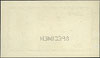10 guldenów (10.02.1924), jednostronny wzór strony odwrotnej banknotu z perforacją SPECIMEN - prób..