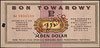 Bony Towarowe Banku PKO SA: 1, 2, 5, 10, 20, 50 i 100 dolarów 1.10.1969, wzory z nadrukiem i perfo..