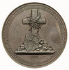 medal wybity dla upamiętnienia Rusinów pomordowanych przez carat w 1874 r, Aw: Tarcza herbowa pols..