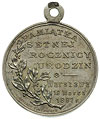 Józef Korzeniowski, -medal z uszkiem sygnowany JM, 1897, wybity na pamiątkę setnej rocznicy urodzi..