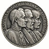 Polonia Devastata -medal autorstwa J. Wysockiego 1915 r., Aw: Popiersia kardynała Adama Sapiehy, H..