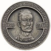 Romuald Traugutt, 1864 -1964, medal bity w Londynie, Aw: Popiersie trzyczwarte w prawo, daty 1864-..