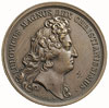 Ludwik XIV, medal sygn I. MAVGER. F. wybity w 1675 r., dla uczczenia zwycięstw króla polskiego Jan..