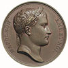 Napoleon Bonaparte Cesarz, medal sygnowany ANDRIEU F, JEUFFROY F DENON DIR wybity z okazji kapitul..