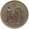 Napoleon Bonaparte Cesarz, medal sygnowany ANDRIEU F, JEUFFROY F DENON DIR wybity z okazji kapitul..