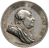 Fryderyk Wilhelm II, medal sygnowany ABRAHAMSON, wybity w 1793 r., dla uczczenia hołdu złożonego p..
