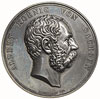 Albert, medal nagrodowy sygnowany M BARDULECK FEC, Aw: Głowa króla w prawo i napis ALBERT KOENIG V..