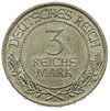 3 marki 1926 / A, Berlin, 700-lecie Wolnego Miasta Lubeki, J.323, delikatna patyna