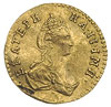 połtina 1777, Petersburg, złoto 0.66 g, Diakov 355, Jusupov 1, mannicza wada blachy na awersie