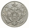 3 ruble 1835, Petersburg, platyna 10.23 g, Bitkin 81, rzadkie, naprawiane tło na awersie